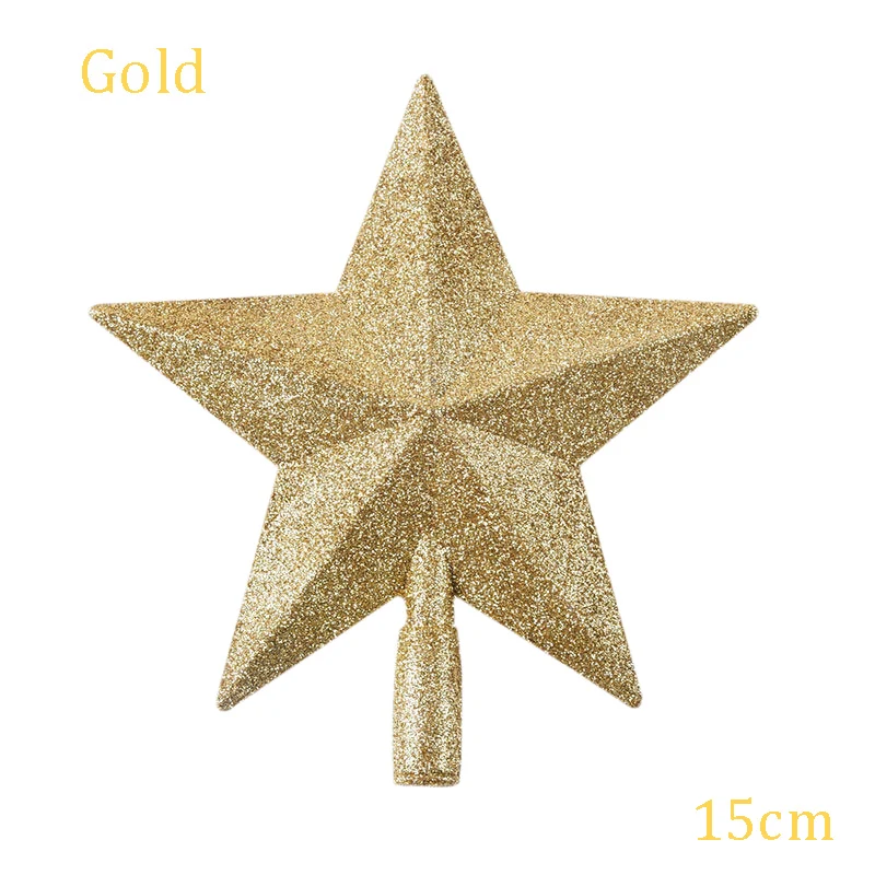 Рождественская верхушка JOYSEVEN  золотая