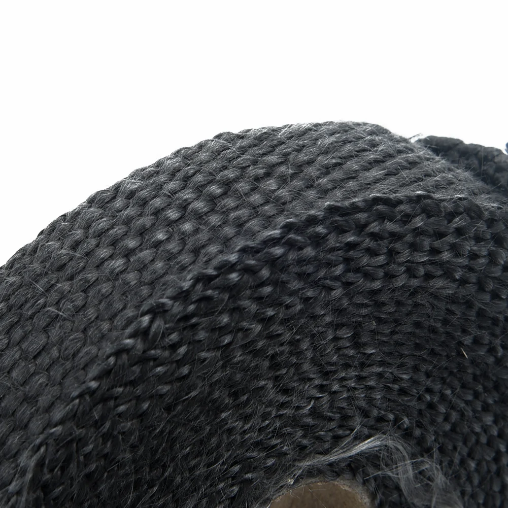 

5M Motorcycle Exhaust Manifolds Glass Fiber Thermal Heat Wrap Car Exhaust Pipe Insulation Tape With Stainless Ties