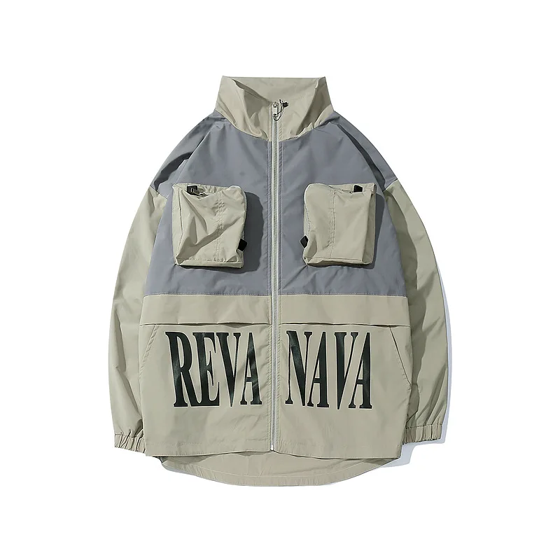 UNCLEDONJM Куртки мужские хип-хоп мульти-карманный спортивный костюм пальто Модная