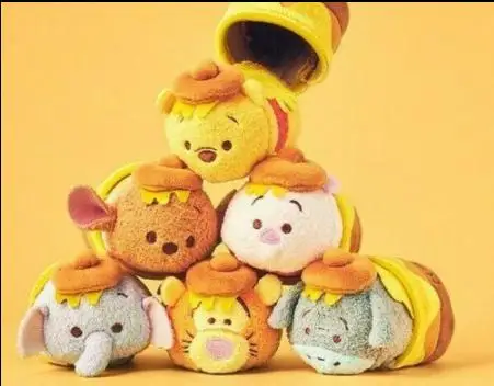 Японские друзья Горшочек для меда мягкие игрушки, Roo Eeyore Tigger плюшевые