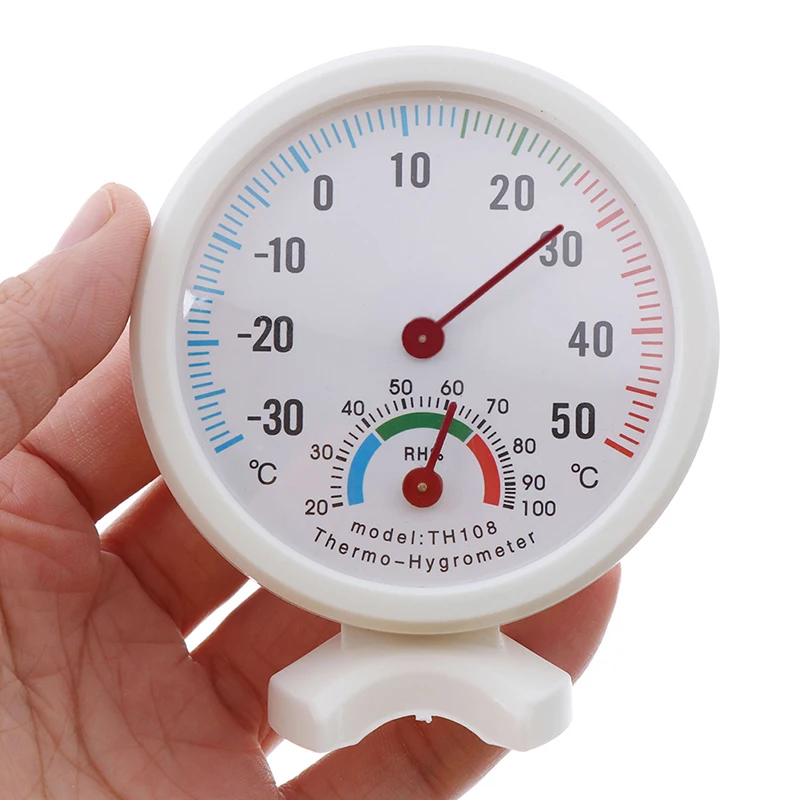 

1pc Mini Indoor Outdoor Hygrometer Humidity Gauge Thermometer Temperature Meters