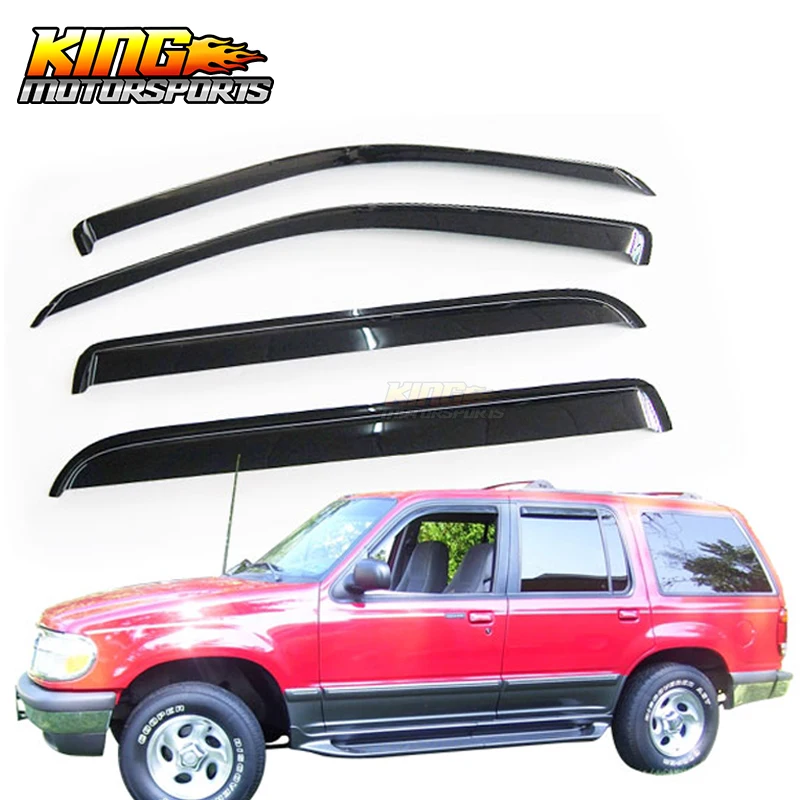 Подходит для 02 10 Ford Explorer 03 05 Aviator Vent Window Shade козырек защита от дождя Global БЕСПЛАТНАЯ