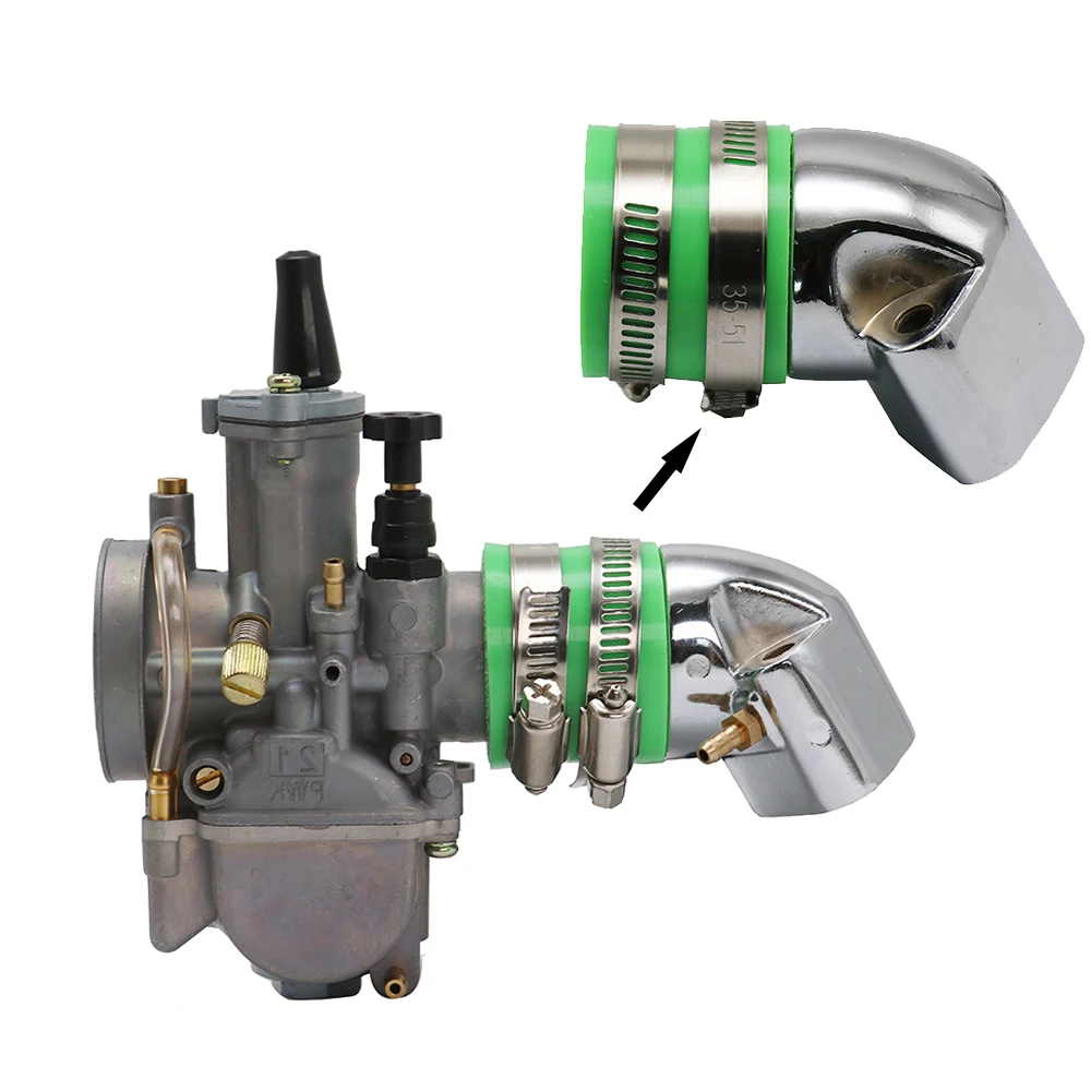 Впускной коллектор SCL MOTOS из алюминиевого сплава с интерфейсом 35 мм для мотоцикла