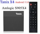 ТВ-приставка Tanix X4 на Android 11,0, Amlogic S905X4, 4 + 32642,4 ГБ, Wi-Fi
