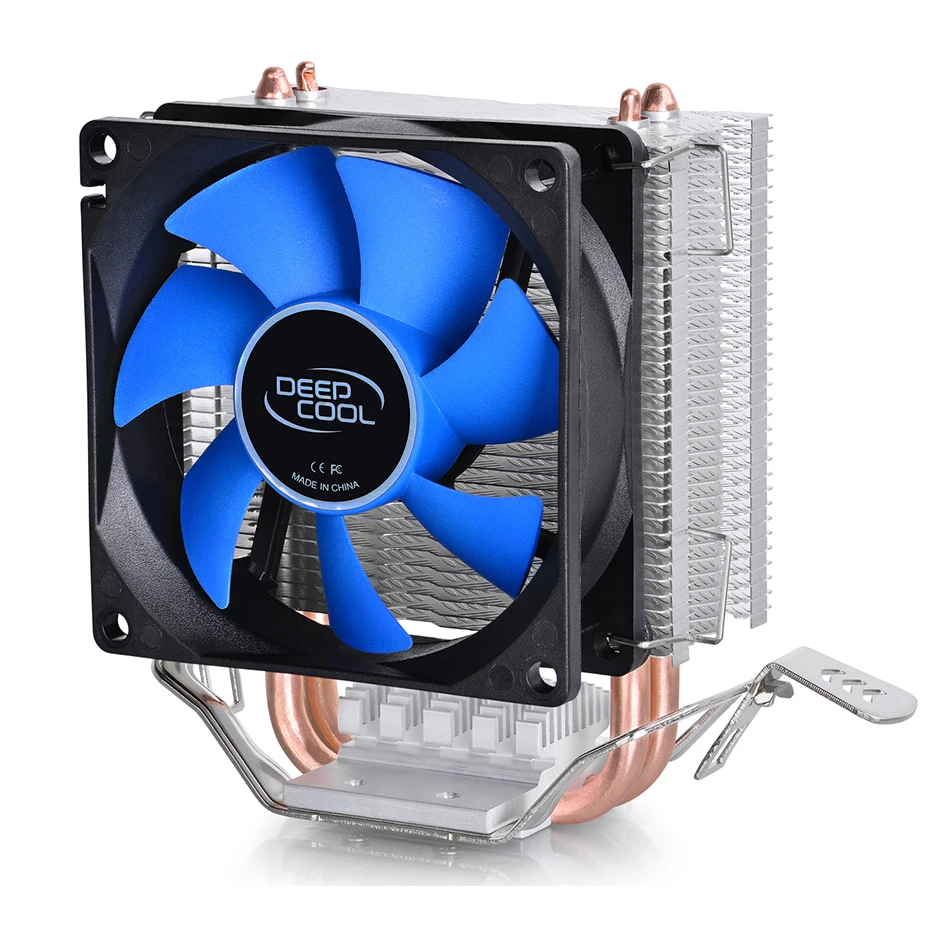 Кулер для процессора DEEPCOOL ICE EDGE MINI FS V2.0 2 теплотрубки 80 мм вентилятор радиатор intel