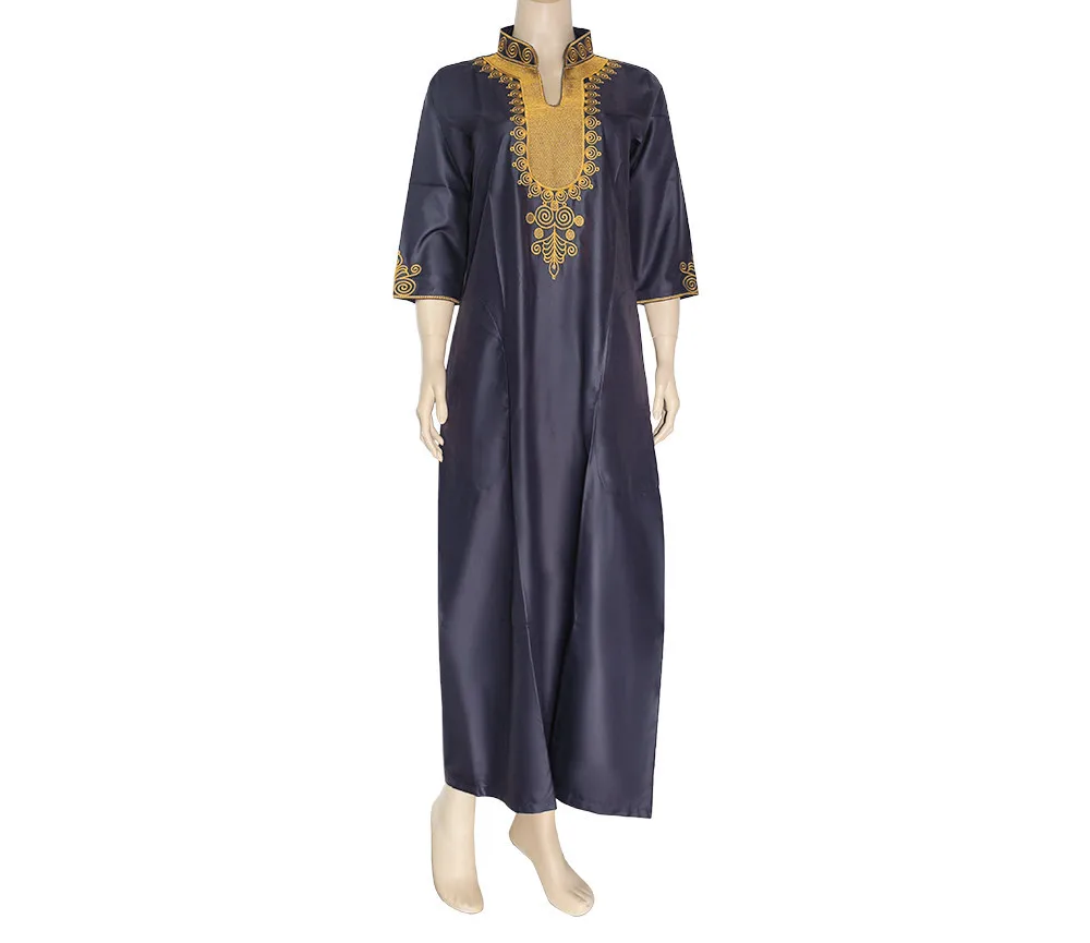 

2020 summer sexy african women o-neck plus size polyester long dress M-4XL