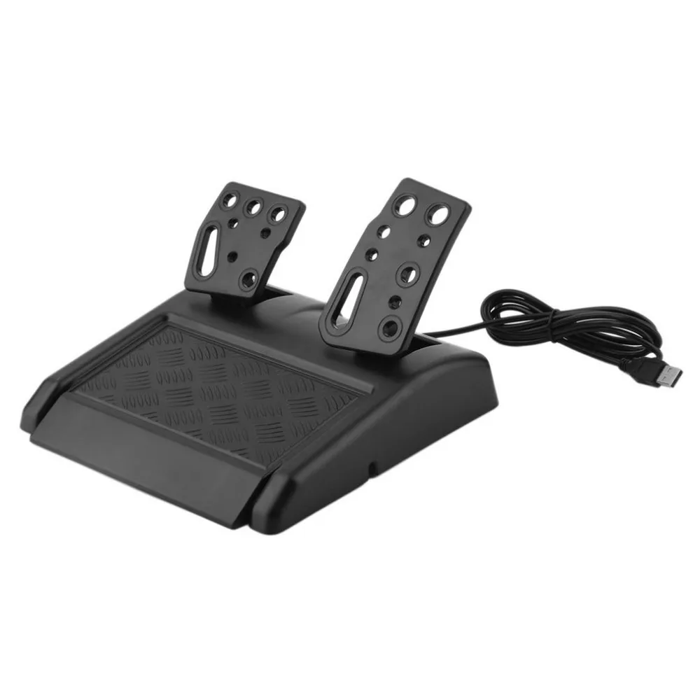 

Racing Game Steering Wheel For XBOX 360 PS2 For PS3 Computer USB Car Steering-Wheel 180 Degree Rotation Vibration With Pedals