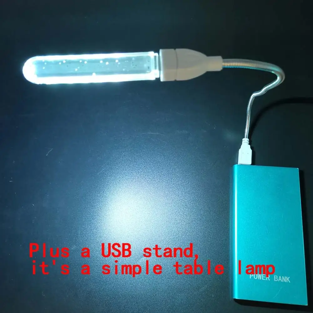 Светодиодная лампа для чтения книг с мини-USB 5 В