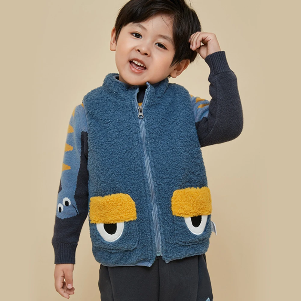 

Kids Kids Winter Vest Warm And Fleece Jacket Zipper Outdoor Windproof Jacket For Boys Indoor And Outdoor Sports Jackets