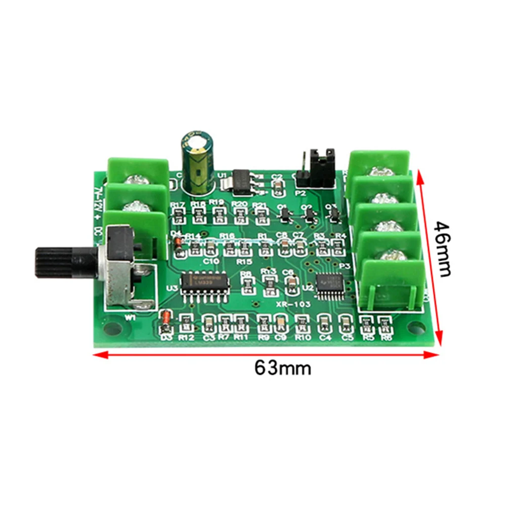 Бесщеточная плата контроллера электродвигателя постоянного тока 7 в 12 В для
