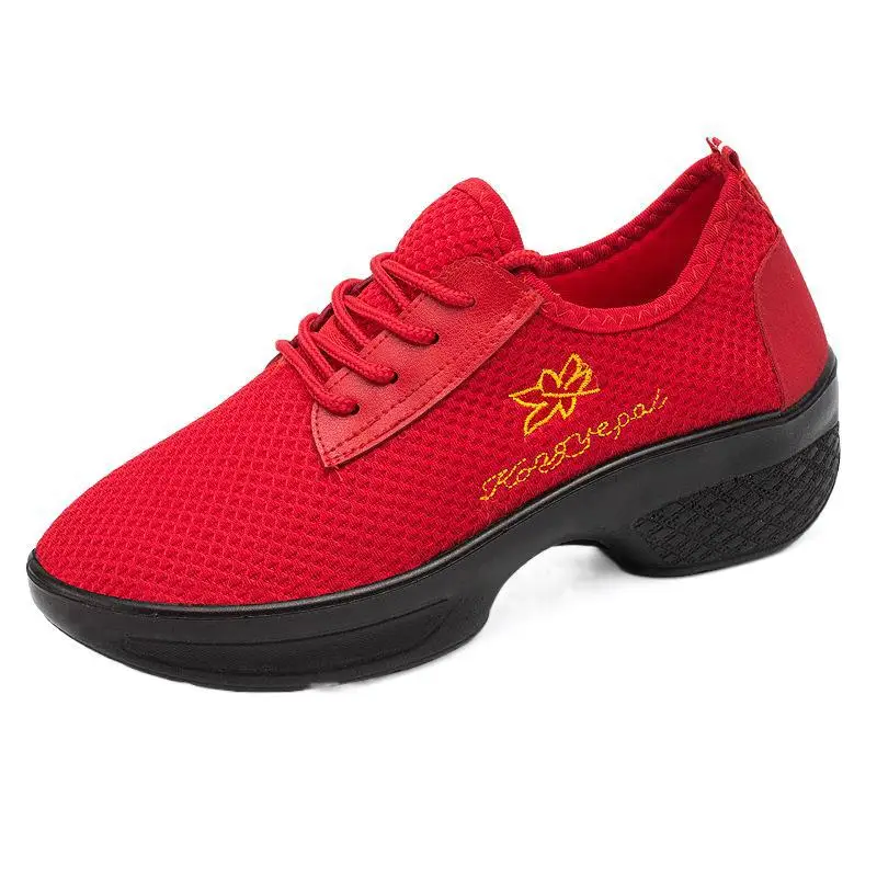 

Platform Shoes 2021 Fashion Tenis Feminino Lightweight Lace-up Vulcanize Women Shoes Casual Dance Sports Women's Sneakers Femme