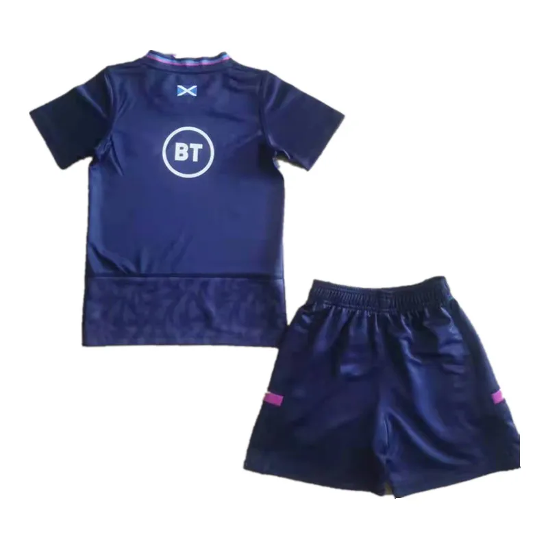 2021/22 шотландская домашняя рубашка для регби Джерси детские Размеры: 16-26 (печать по