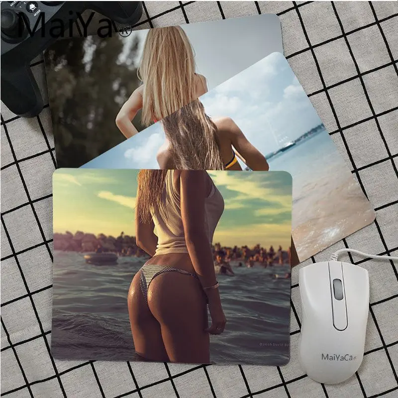 

Maiya High Quality Summer Beach Sexy Bikini Ass Laptop Gaming Mice Mousepad Top Selling Wholesale Gaming Pad mouse
