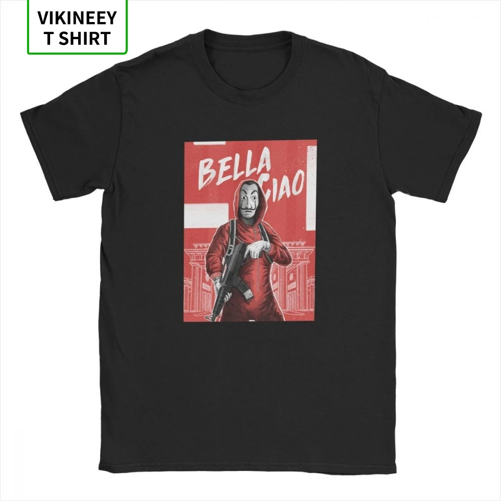 La Casa De Papel деньги Heist Slim Fit футболки для мужчин Bella Ciao с цифровым адресным