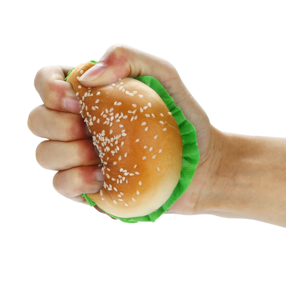 

Squeeze The Sesame Burger Toy Scented Food Slowly Rising Release Pressure Toys Adult Hand Pressure Release Children Relieve
