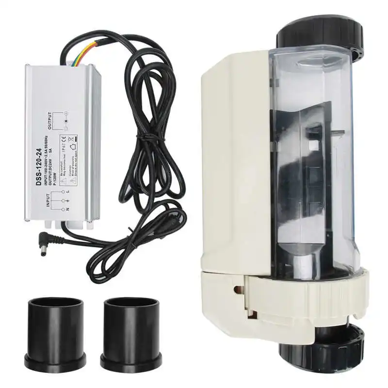 

Waterproof 16g/h Saltwater Chlorine Generator Electrolysis Salt Chlorinator for Pool Hot Tub Spa 100 TO 240V Swimming Pool