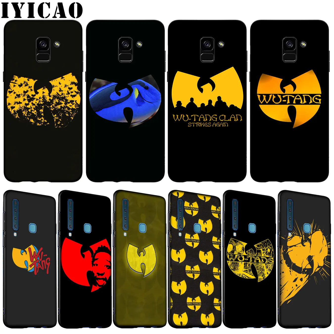 Мягкий силиконовый чехол Wu Tang Clan для Samsung Galaxy A6 A7 A8 A9 2018 A3 A5 2016 2017 Note 9 8 10 Plus 20