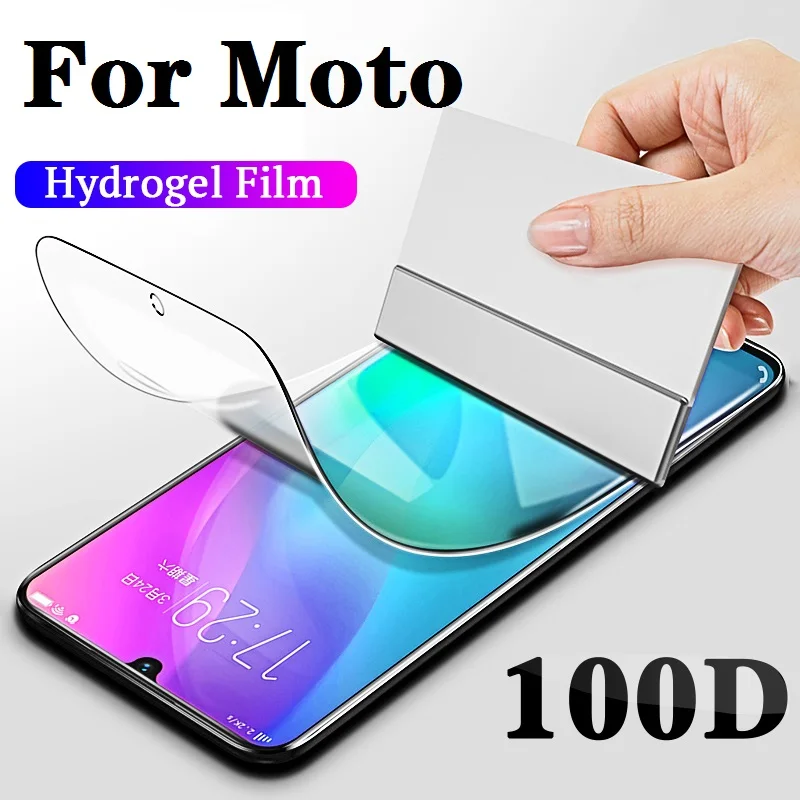 

Защитная пленка для Motorola Moto G10 Power G100 G20 G30 G60 G60S G40 Fusion G50 P50 полное покрытие Гидрогелевая пленка