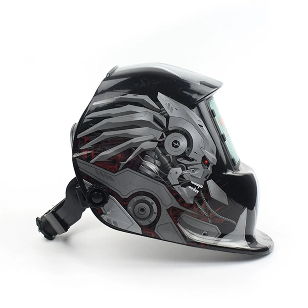 

Solar Powered Welding Helmet Auto Darkening Welding Helmet Professional Welding Mask Wide Shade Range Large Viewing Area (B Styl