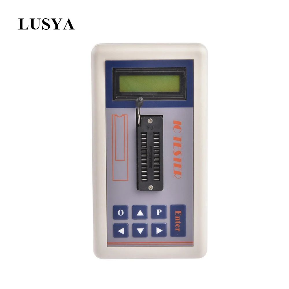 Тестер-транзистор Lusya IC детектор ntegraded измеритель цепи MOS PNP 74ch 74ls CD4000 HEF400 4500