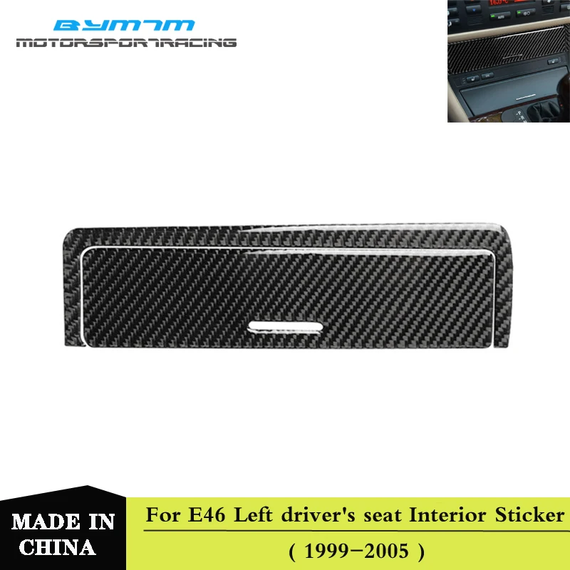 

Real Carbon fiber Car interior block key frame sticker For BMW 3 Series E46