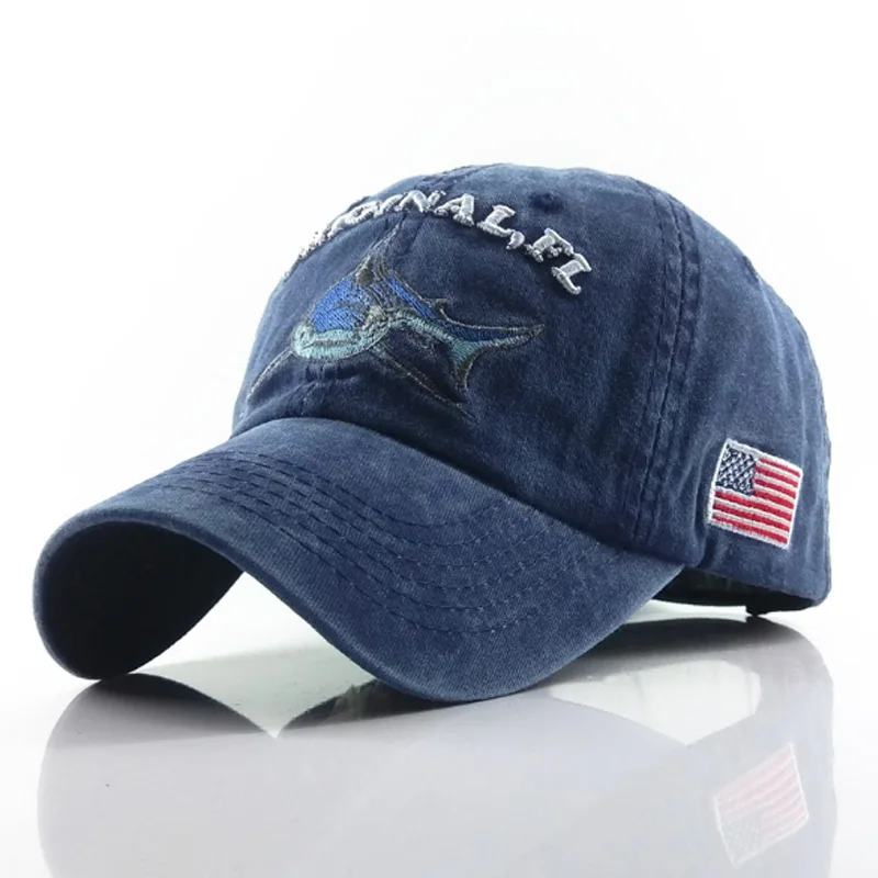 Мужская бейсбольная кепка 100% хлопок с эффектом потертости Snapback Ретро стиль