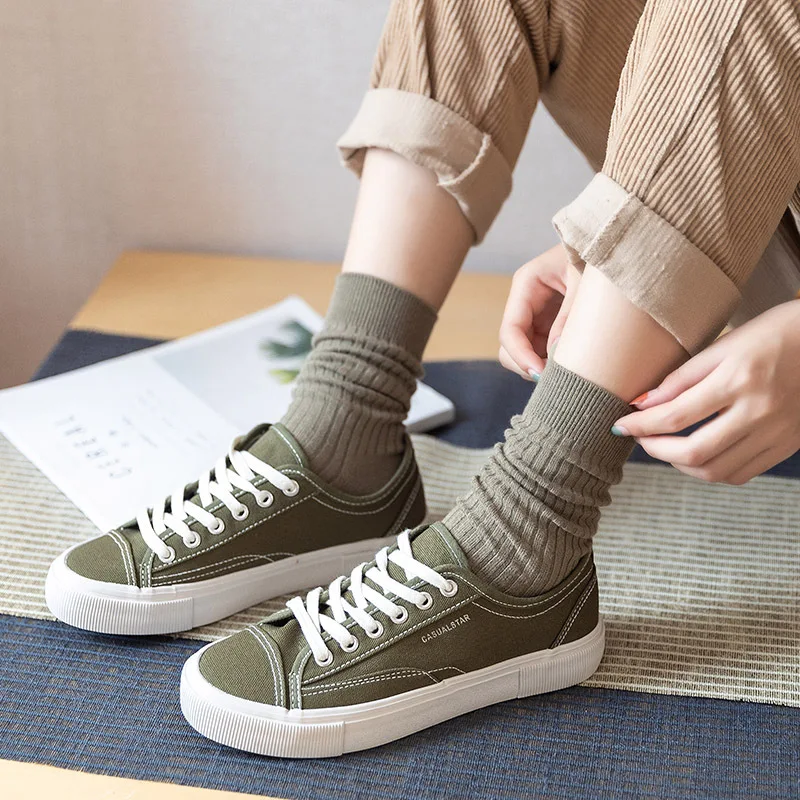 Женские носки из хлопка удобные повседневные антибактериальные Нескользящие