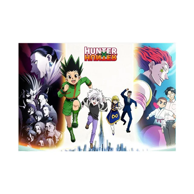 

Classic Japanese Anime Hunter X Hunter Poster Hd Art Print Canvas Painting Pictures For Modern Bedroom Living Room Decoration