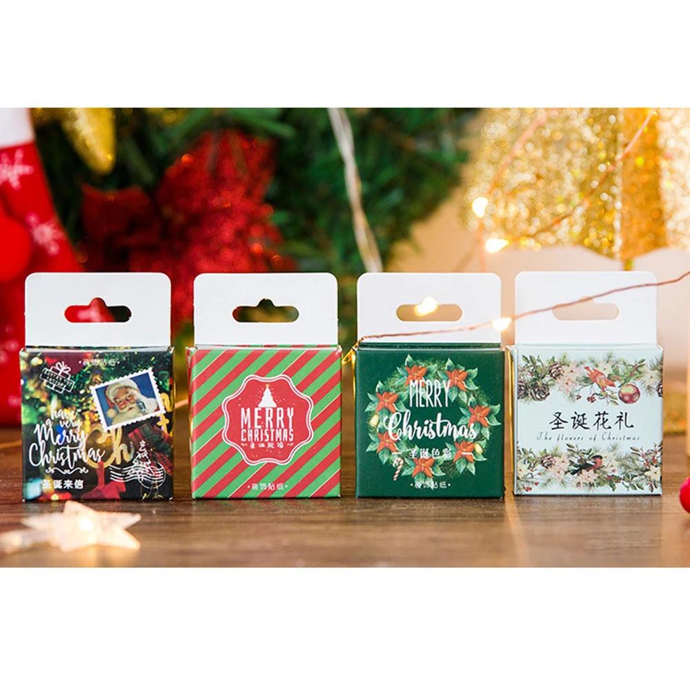 

45pcs/pack DIY Craft Stickers Kawaii Stationery Stickers Planner Diary Merry Christmas Decorative Mobile Stickers Scrapbooking