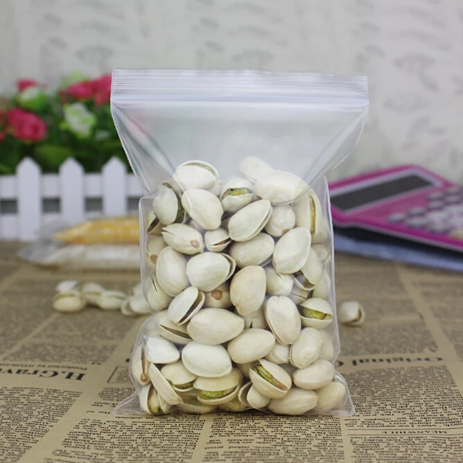 100 шт./лот Бесплатная доставка Мини пакеты на молнии пластиковые упаковочные