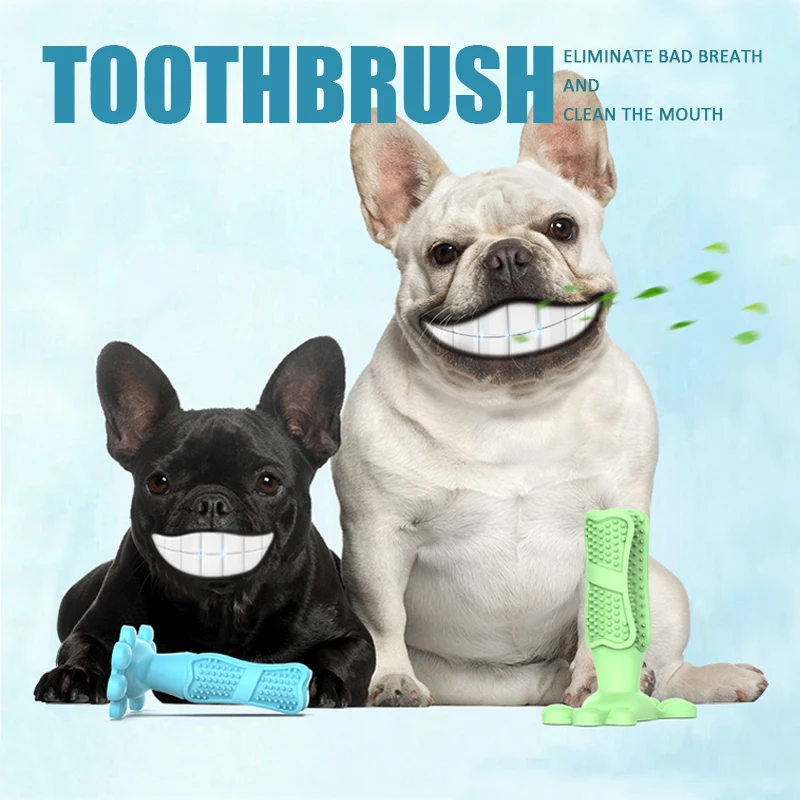 Игрушки для собак безопасная Жевательная зубная щетка тренировок уход за зубами