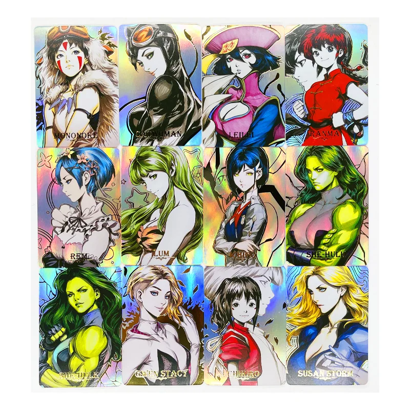 54 unids/set ACG Anime diosa N &deg; 3, juguetes, pasatiempos, coleccionables, juego de colecci&oacute;n de tarjetas-2
