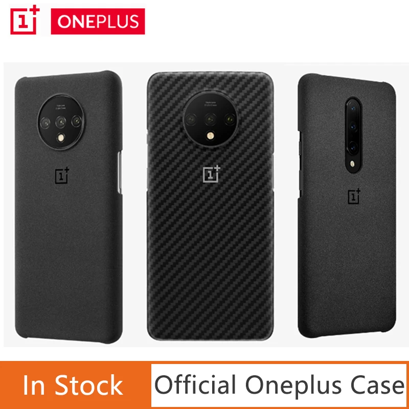 Оригинальный Официальный чехол Oneplus 7 Pro защитный нейлоновый бампер песчаника для