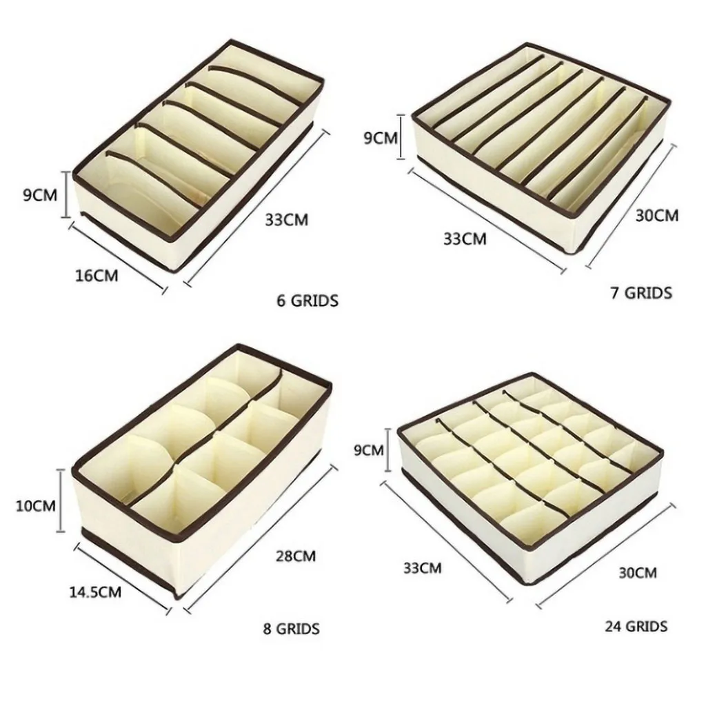 4 шт. в упаковке органайзер для нижнего белья с выдвижным ящиком бюстгальтеры