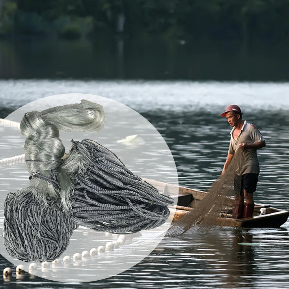 Рыболовная сеть Finefish 1 шт. 8*30 м однослойная нейлоновая сетчатая рыболовная липкая