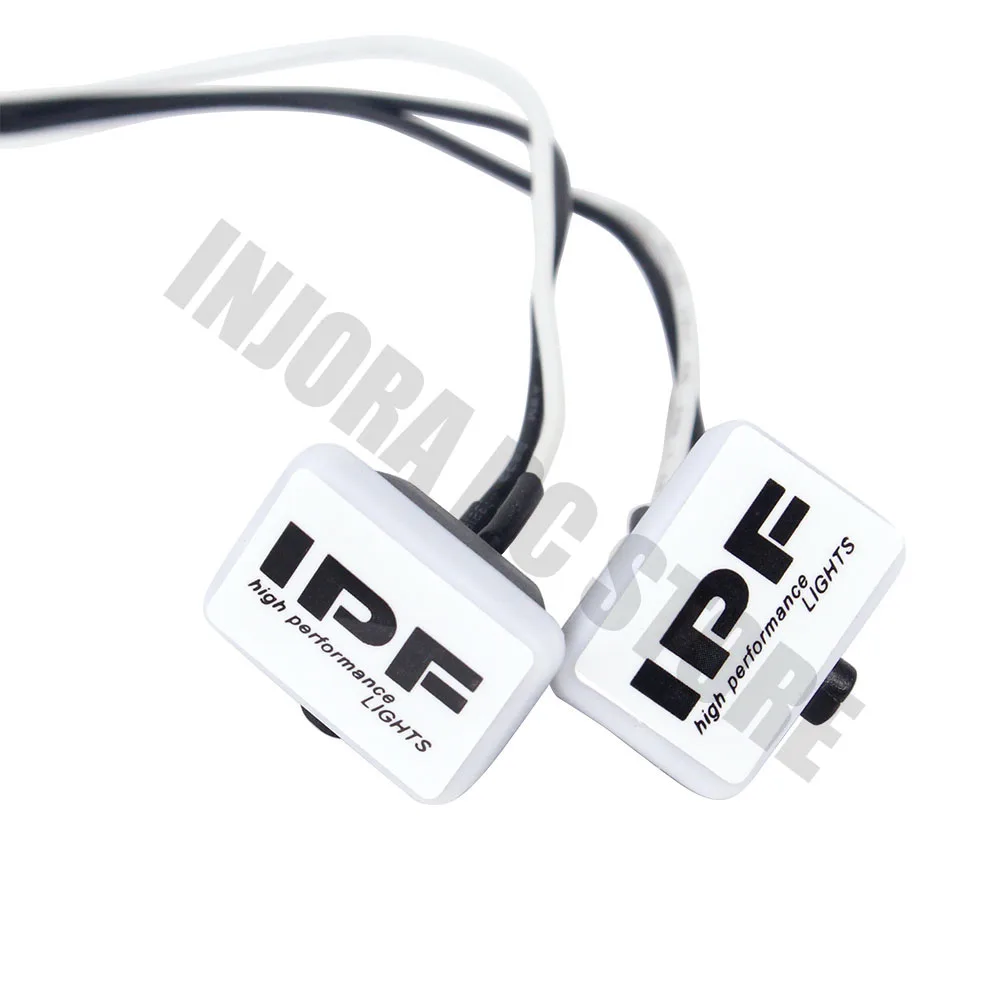 2 шт./4 шт. Круглый/Квадратный светодиодный светильник и крышка для 1:10 RC Crawler Traxxas TRX