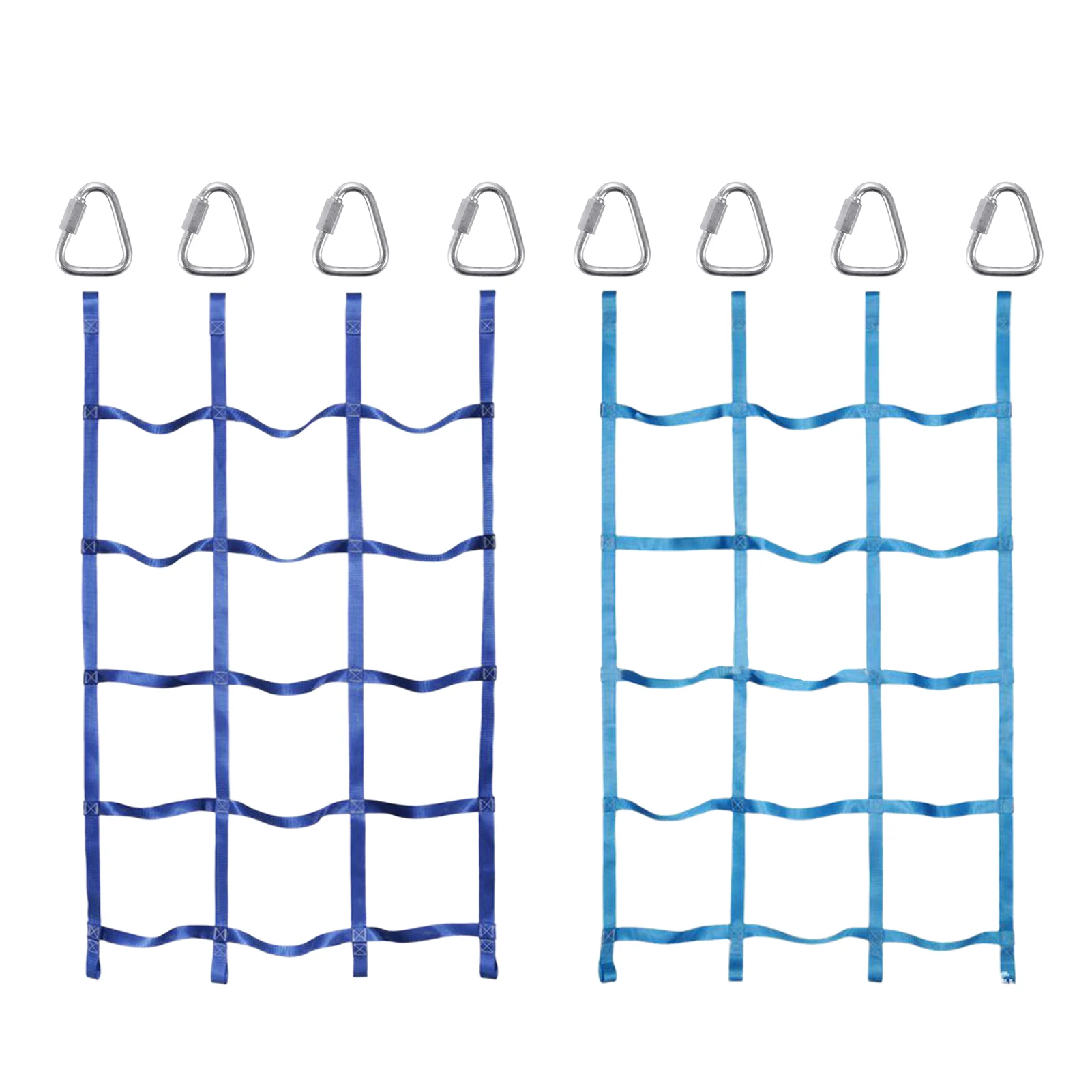

70.87x43.31inch Outdoor Climbing Hanging Tree Swing Climbing Cargo Net Rope Ladder For Kids Children Playing Backyard Game Tool