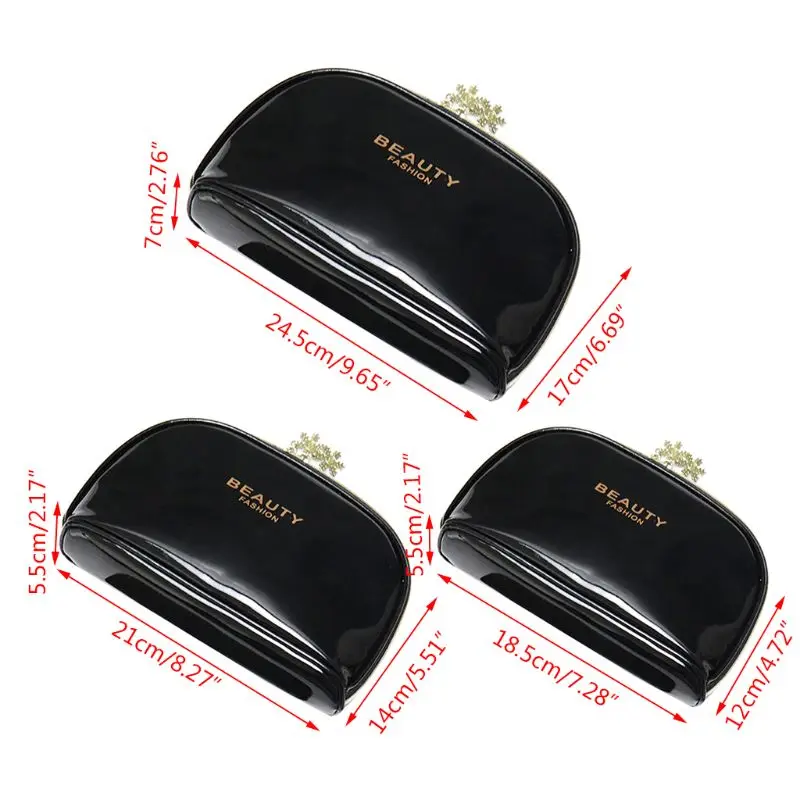 

Women Makeup Cosmetic Case Pen Pencil Bag Zipper Coin Pouch Purse Storage Gift