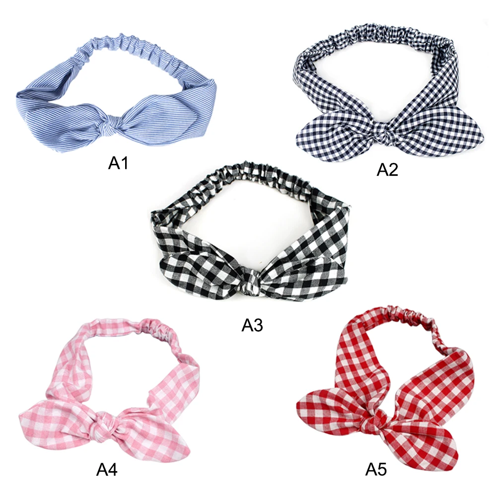 Женские повязки для волос винтажные темпераментные полосатые на голову с бантом