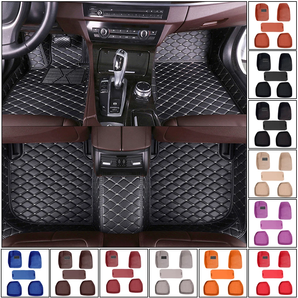 

5Pcs Universal Car Floor Mats For TOYOTA Alphard 4Runner Hilux Prius Previa Reiz Sienna Tundra Auto Carpet Interior Accessories