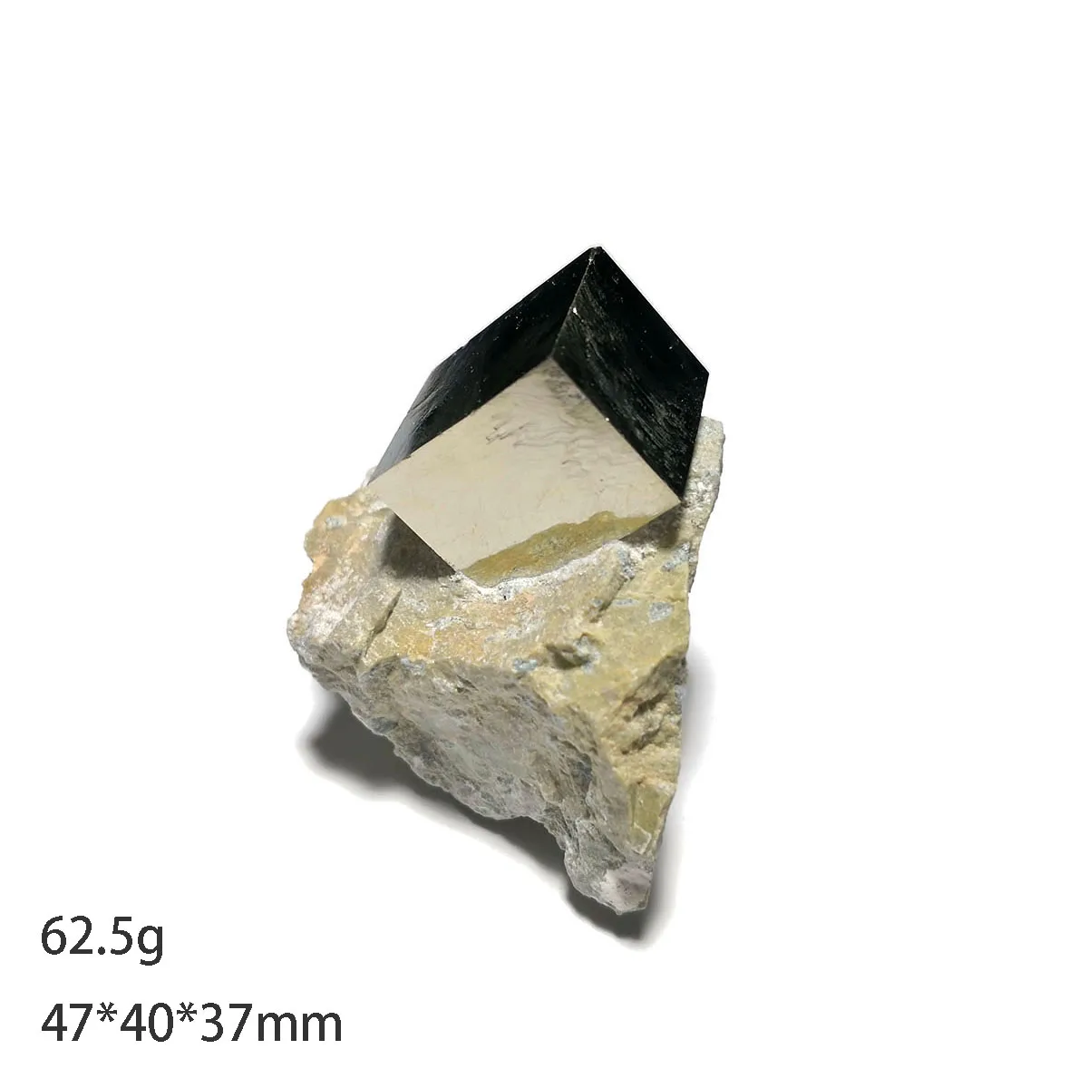 

53g A4-1 Rare Natural cube Pyrite Mineral Crystal Specimen Collectibles Decoration Gifts From Spain