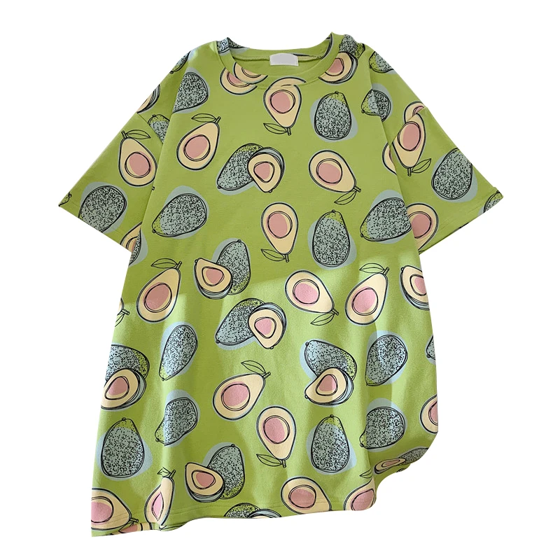 

Women's Summer T-Shirts 2021 New O-Neck Short Sleeve Cute Cartoon T-Shirt for Girls Students Lady BF Style Tops Ropa Mujer