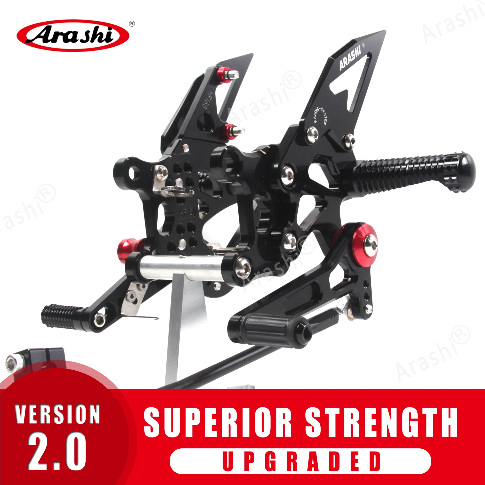 Араши для APRILIA RSV4 R/фабрика 2009-2012 CNC регулируемые Подножки Rider Rearset RSV 4R 2010 2011 09 10 11 12 |