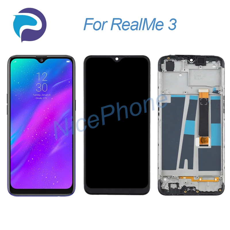 ЖК-экран для RealMe 3 + сенсорный дигитайзер дисплей RMX1825, RMX1821,1821 1520*720 RealMe 3 ЖК-экран дисплей