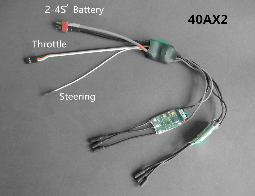 Подводный мотор 40Ax2 ROV двухсторонний бесколлекторный регулятор скорости 2 канала