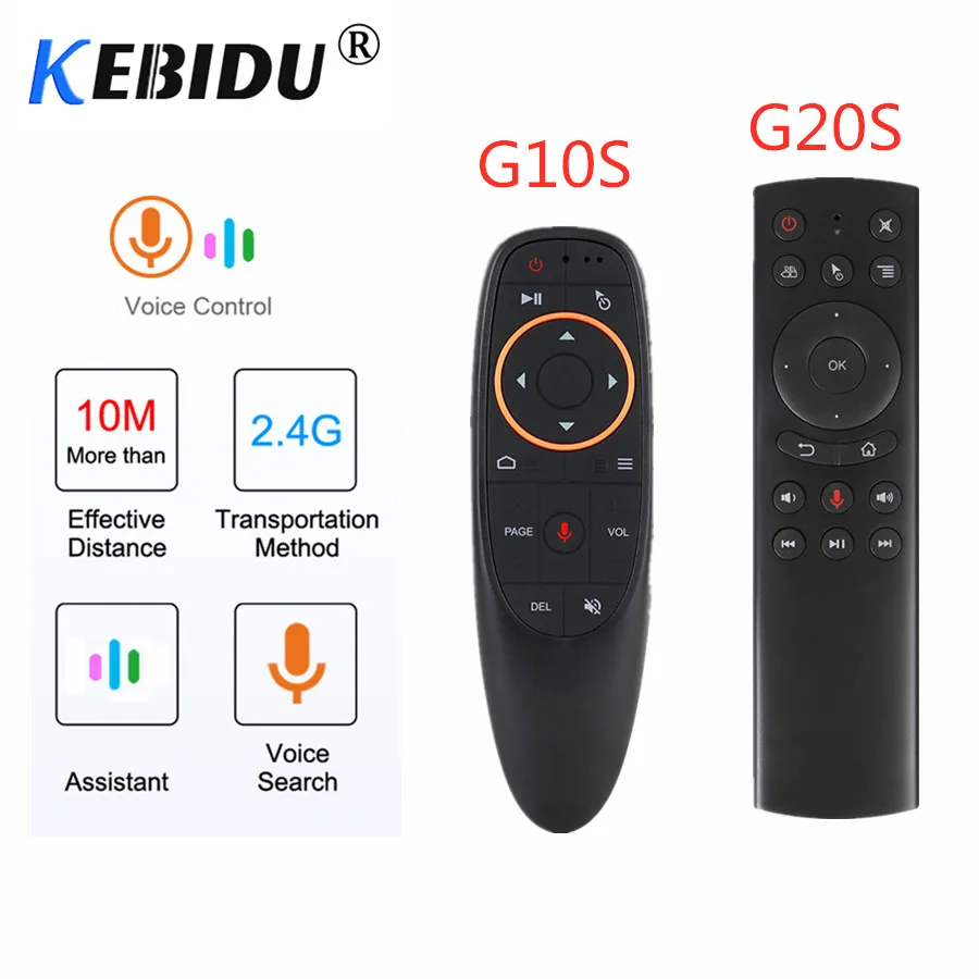 Kebidu G20S/G10S 2 4G Беспроводная воздушная мышь гироскоп ИК обучения умный голосовой