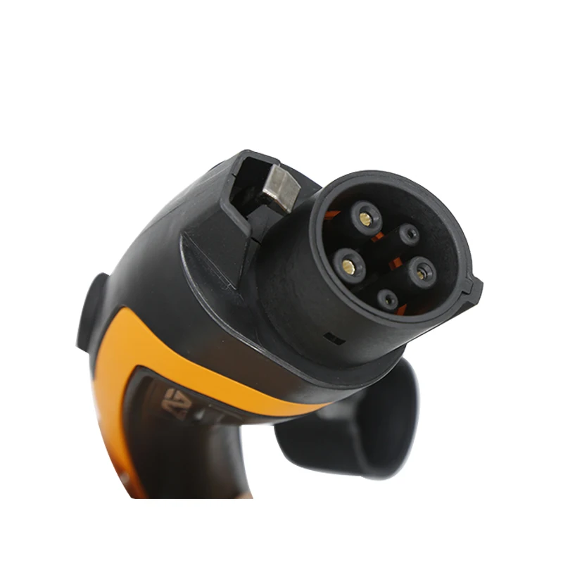 16A 32A кабель EV 3.6KW 7.6KW J1772 Тип 1 до 2 IEC62196 шт. Штепсель для зарядки 5 метр со спиральным