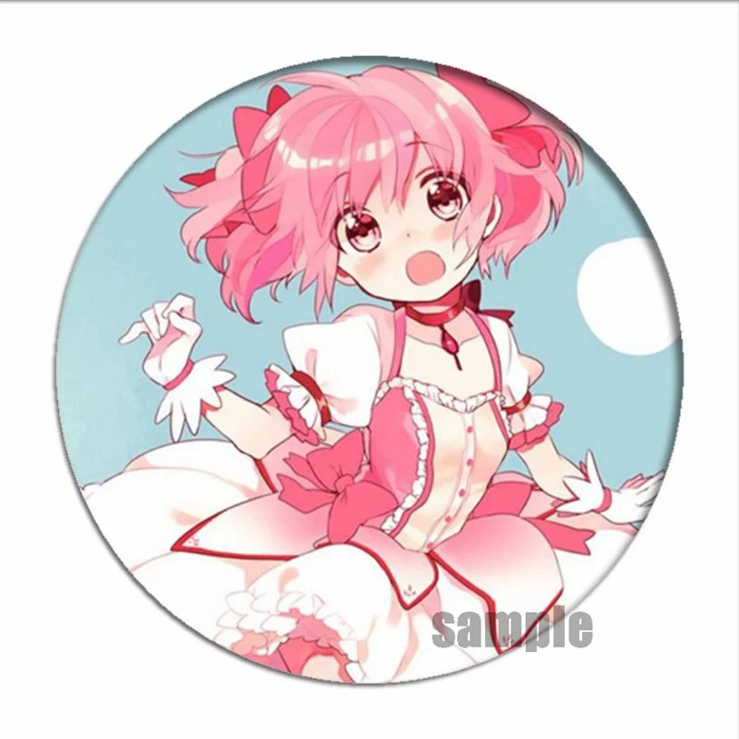 Коллекция значков для косплея Puella Magi Madoka Magica: Брошь Канаме, Иконка Акеми Хомура, Брошь-значок для рюкзаков и одежды.