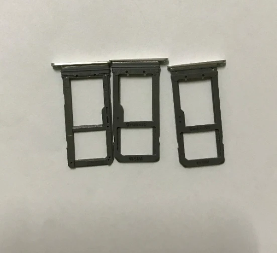 

100pcs/lot Black/Gold/Silver SIM Card Tray Slot Holder For samsung S7 edge G935 G935F G935A Single/Dual