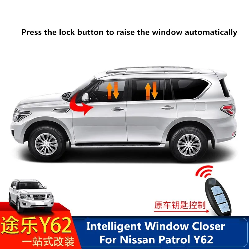 

Automatic window closer for Nissan Patrol y62 2012-2019 automatic closing window lifter lock lock mirror folding
